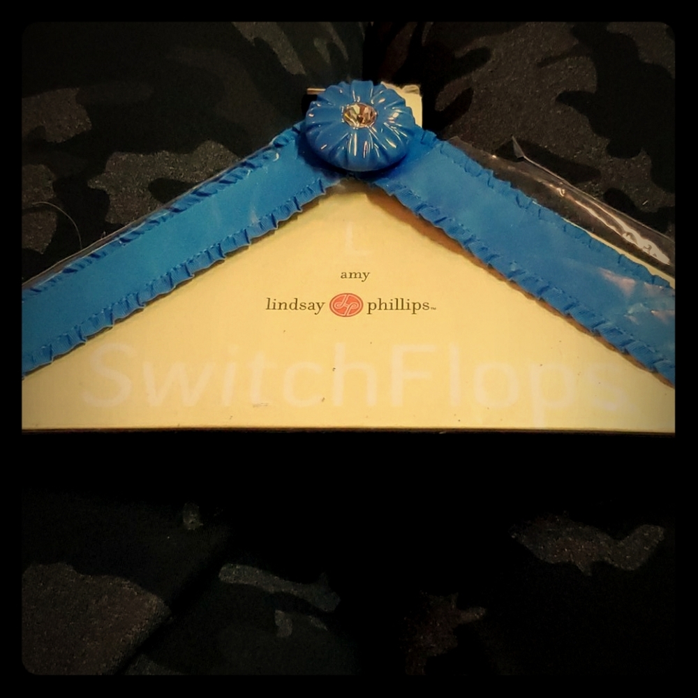 Lindsay Phillips Blue SwitchFlops